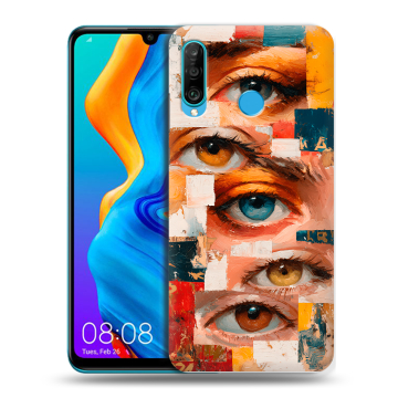 Силиконовый чехол на Huawei Honor 20S с принтом Модный принт