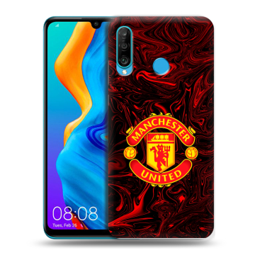 Силиконовый чехол на Huawei Honor 20S с принтом Manchester United