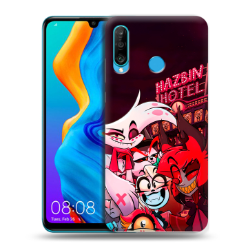 Силиконовый чехол на Huawei Honor 20S с принтом Hazbin Hotel Отель Хазбин