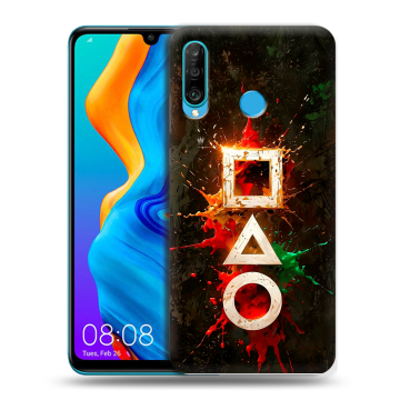 Силиконовый чехол на Huawei Honor 20S с принтом Squid Game Игра кальмара