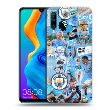 Силиконовый чехол на Huawei Honor 20S с принтом Man City Манчестер Сити