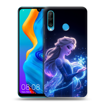 Силиконовый чехол на Huawei Honor 20S с принтом Холодное сердце Frozen
