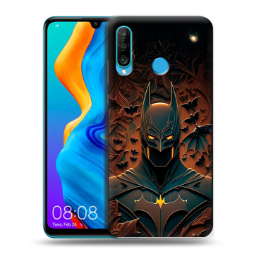 Силиконовый чехол на Huawei Honor 20S с принтом Batman Бэтмен