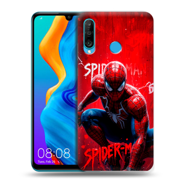 Силиконовый чехол на Huawei Honor 20S с принтом Spiderman Человек паук Силиконовый чехол на Huawei Honor 20S с принтом Spiderman Человек паук