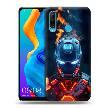 Силиконовый чехол на Huawei Honor 20S с принтом IronMan Железный человек