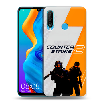 Силиконовый чехол на Huawei Honor 20S с принтом Counter Strike