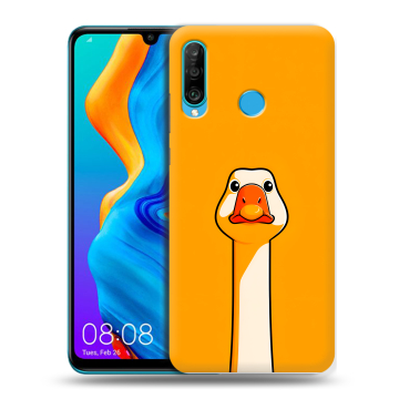 Силиконовый чехол на Huawei Honor 20S с принтом Смешная утка