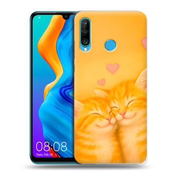 Силиконовый чехол на Huawei Honor 20S с принтом Милые котята