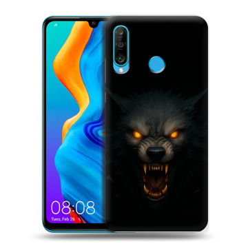 Силиконовый чехол на Huawei Honor 20S с принтом Волк