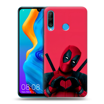 Силиконовый чехол на Huawei Honor 20S с принтом Дедпул Deadpool