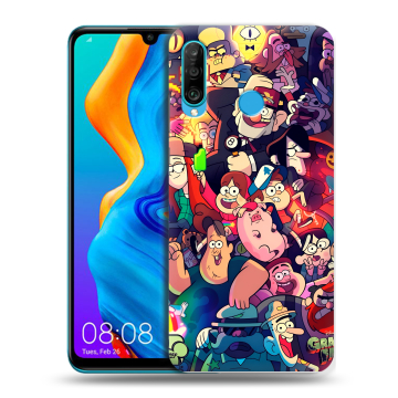 Силиконовый чехол на Huawei Honor 20S с принтом Gravity Falls Гравити Фолз