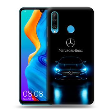 Силиконовый чехол на Huawei Honor 20S с принтом Mercedes Мерседес Силиконовый чехол на Huawei Honor 20S с принтом Mercedes Мерседес