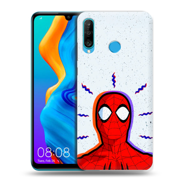 Силиконовый чехол на Huawei Honor 20S с принтом Spiderman Человек паук