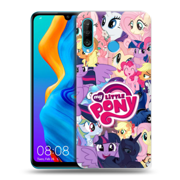 Силиконовый чехол на Huawei Honor 20S с принтом My little pony Дружба чудо
