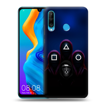 Силиконовый чехол на Huawei Honor 20S с принтом Игра Кальмара