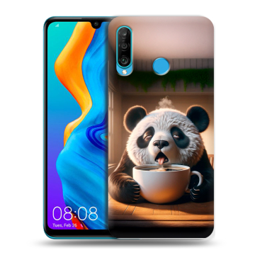 Силиконовый чехол на Huawei Honor 20S с принтом смешная панда