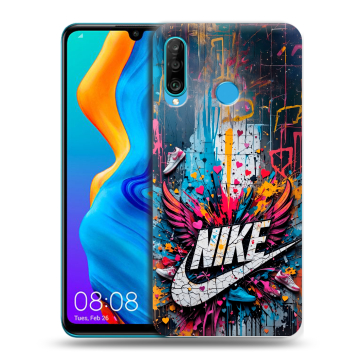 Силиконовый чехол на Huawei Honor 20S с принтом Nike Найк