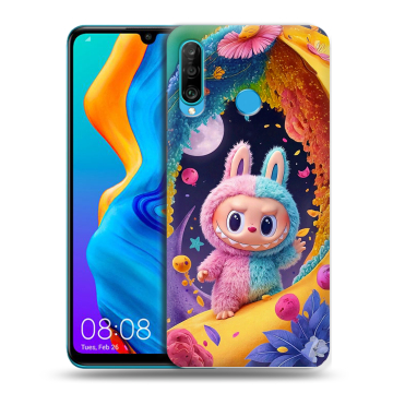 Силиконовый чехол на Huawei Honor 20S с принтом Labubu Лабубу