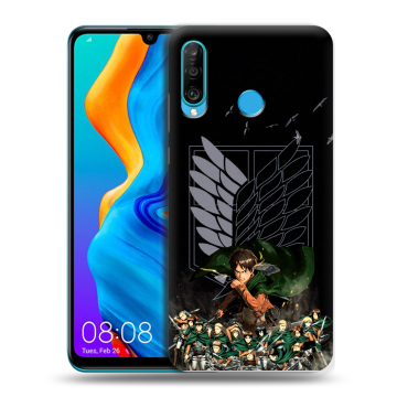 Силиконовый чехол на Huawei Honor 20S с принтом Атака титанов