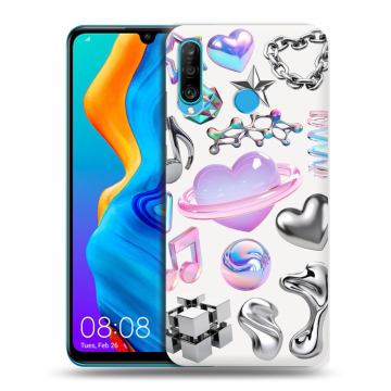 Силиконовый чехол на Huawei Honor 20S с принтом Y2K