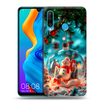 Силиконовый чехол на Huawei Honor 20S с принтом Новый год