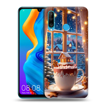 Силиконовый чехол на Huawei Honor 20S с принтом Новый год