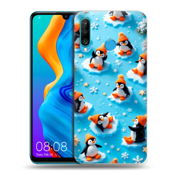 Силиконовый чехол на Huawei Honor 20S с принтом Новый год