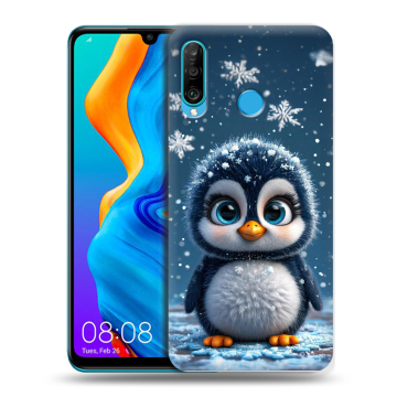Силиконовый чехол на Huawei Honor 20S с принтом Новый год