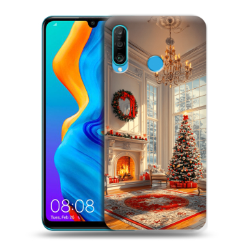 Силиконовый чехол на Huawei Honor 20S с принтом Новый год
