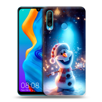 Силиконовый чехол на Huawei Honor 20S с принтом Новый год