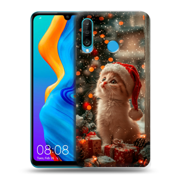 Силиконовый чехол на Huawei Honor 20S с принтом Новый год