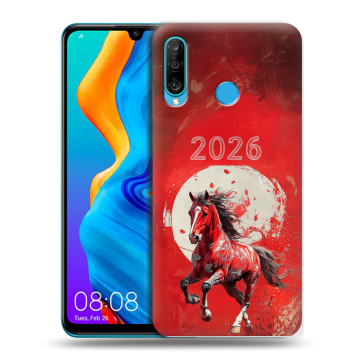 Силиконовый чехол на Huawei Honor 20S с принтом Новый год