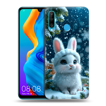 Силиконовый чехол на Huawei Honor 20S с принтом Новый год