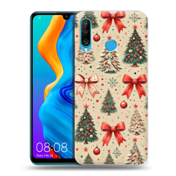 Силиконовый чехол на Huawei Honor 20S с принтом Новый год