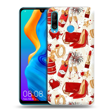 Силиконовый чехол на Huawei Honor 20S с принтом Новый год