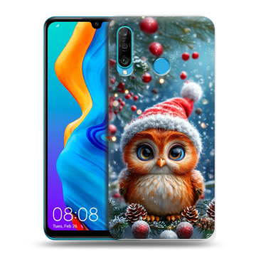 Силиконовый чехол на Huawei Honor 20S с принтом Новый год Силиконовый чехол на Huawei Honor 20S с принтом Новый год