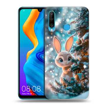 Силиконовый чехол на Huawei Honor 20S с принтом Новый год Силиконовый чехол на Huawei Honor 20S с принтом Новый год