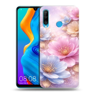 Силиконовый чехол на Huawei Honor 20S с принтом женский