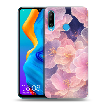 Силиконовый чехол на Huawei Honor 20S с принтом женский