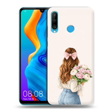 Силиконовый чехол на Huawei Honor 20S с принтом женский