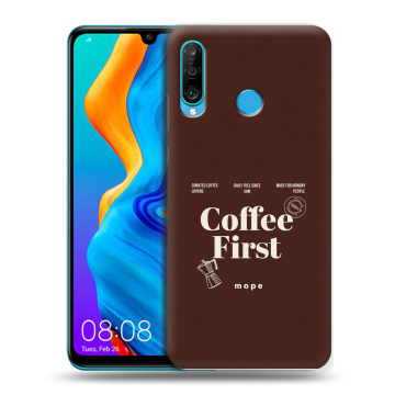 Силиконовый чехол на Huawei Honor 20S с принтом женский