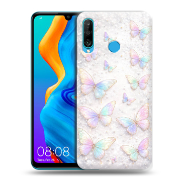 Силиконовый чехол на Huawei Honor 20S с принтом женский