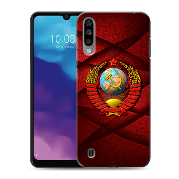 Силиконовый чехол на ZTE Blade A7 (2020) с принтом Герб СССР Силиконовый чехол на ZTE Blade A7 (2020) с принтом Герб СССР