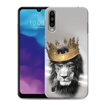 Силиконовый чехол на ZTE Blade A7 (2020) с принтом Лев с короной Силиконовый чехол на ZTE Blade A7 (2020) с принтом Лев с короной