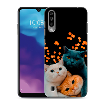 Силиконовый чехол на ZTE Blade A7 (2020) с принтом Кошки Силиконовый чехол на ZTE Blade A7 (2020) с принтом Кошки