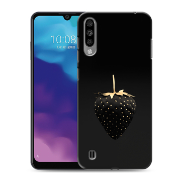 Силиконовый чехол на ZTE Blade A7 (2020) с принтом Черная клубника Силиконовый чехол на ZTE Blade A7 (2020) с принтом Черная клубника