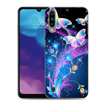 Силиконовый чехол на ZTE Blade A7 (2020) с принтом Бабочки Силиконовый чехол на ZTE Blade A7 (2020) с принтом Бабочки