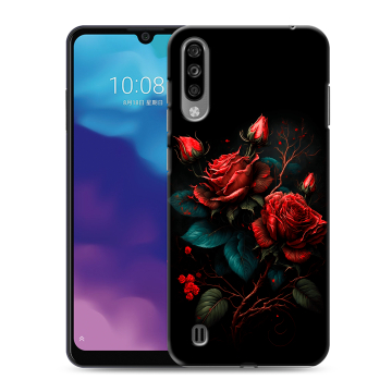Силиконовый чехол на ZTE Blade A7 (2020) с принтом Розы красные Силиконовый чехол на ZTE Blade A7 (2020) с принтом Розы красные
