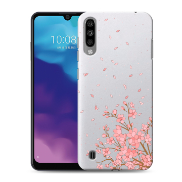 Силиконовый чехол на ZTE Blade A7 (2020) с принтом Ветка сакуры Силиконовый чехол на ZTE Blade A7 (2020) с принтом Ветка сакуры