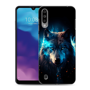 Силиконовый чехол на ZTE Blade A7 (2020) с принтом Волк ночной Силиконовый чехол на ZTE Blade A7 (2020) с принтом Волк ночной